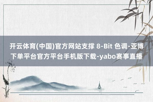 开云体育(中国)官方网站支撑 8-Bit 色调-亚博下单平台官方平台手机版下载-yabo赛事直播
