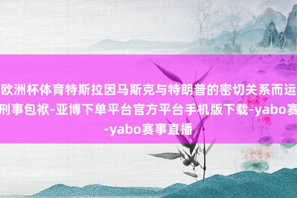 欧洲杯体育特斯拉因马斯克与特朗普的密切关系而运转受到刑事包袱-亚博下单平台官方平台手机版下载-yabo赛事直播
