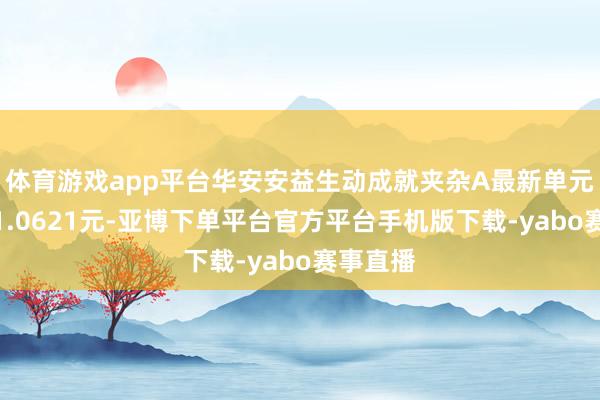 体育游戏app平台华安安益生动成就夹杂A最新单元净值为1.0621元-亚博下单平台官方平台手机版下载-yabo赛事直播